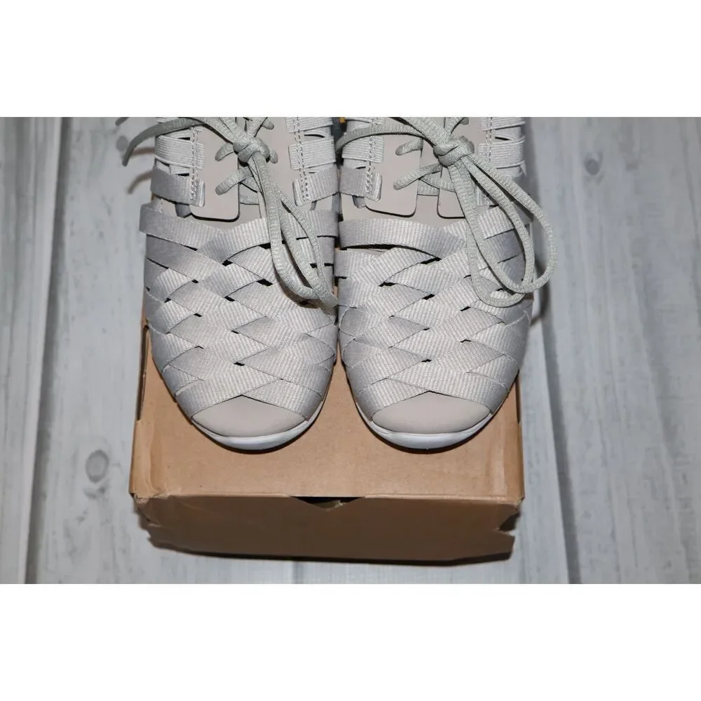 MERRELL Flora Kye Weave Lace Up Sneakers J94846 - Beige - Women's Size 8
